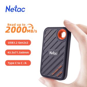Drive NetAC NVME SSD 1TB DRIDE EXTÉRIEUR SSD 2TB M.2 SSD NVME 500 Go 250 Go Portbale Disque externe HD à l'état solide pour ordinateur portable