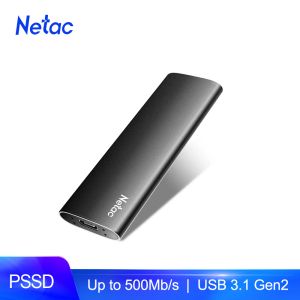 Drive NetAC Portable SSD 1TB 2TB 500 Go externe externe SSD 250 Go Portable Solid State Drive USB 3.1 GEN2 TYPE C SSD DRIDE pour ordinateur portable pour ordinateur portable