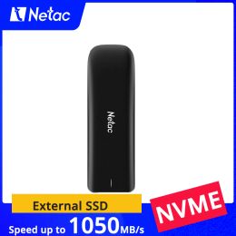 Drijft NETAC Portable SSD 1TB 500 GB Externe harde schijf NVME PSSD USB3.2 HD Shockproof Portable Drive