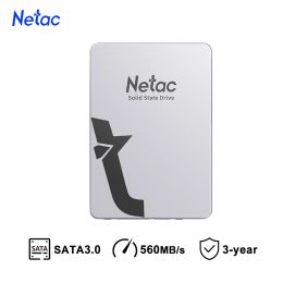Drives Netac SSD 1TB 2TB 4TB 128 Go 256 Go 512 Go SSD SATA SATA3 2.5 HDD HD SSD Disque Disque à l'état solide interne pour ordinateur portable PC PC