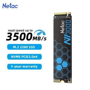 Drive Netac SSD NVME 3500 Mo / s disque 2TB 1TB 250 Go 500 Go de disque dur SSD PCIE3.0 Drive à semi-conducteurs interne pour ordinateur portable PC de bureau pour ordinateur portable