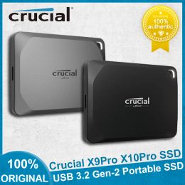 Drive Nouveau Original Crucial X9 Pro X10 Pro Portable SSD 1TB 2TB 4TB USB séquentiel 3.2 Gen2 2x2 pour ordinateur portable de bureau portable externe