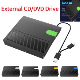 Drives New USB 3.0 TYPEC SLIM externe DVD RW CD Écrivain Drive Burner lecteur Drives Optical Drives Optic
