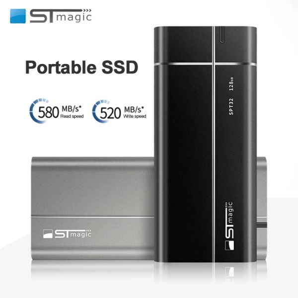 Disques de disque dur externe portable d'origine USB 3.1 SSD 128 Go 256 Go 2 To Drives à semi-conducteurs pour le périphérique de stockage d'ordinateur portable PC