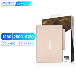 Drives Oscoo SSD 128 Go 256 Go SSD SATA 2,5 HDD 512 Go Disque dur Sataiii Drives à l'état solide interne pour ordinateur portable