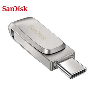 Drives Pendrive USB 3.1 TYPEC SDDDDC4 Dual Pen Drive 32G 64G 128G USB Drive Flash Drive 256 Go 1 To Métal Drive pour ordinateur portable / téléphone