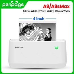 Drive le péripage officiel A9 imprimante Bluetooth thermique portable 3 "4" A9 (s) Max Thermal Photo Label Receipt Sticker Imprimante A6