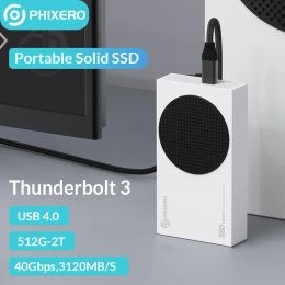 Drives Phixero USB 4 Thunderbolt 3 Disque dur externe 40 Gbit