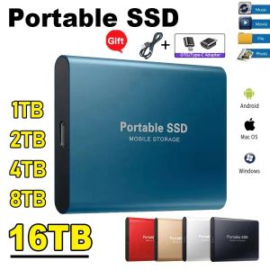 Drive Portable SSD 1TB HighSpeed Mobile Solid State Drive 500 Go externe Storage Déciville l'interface USB 3.1 USB pour un ordinateur portable / PC /