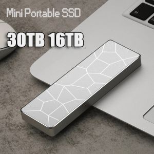 Drijft draagbare SSD 8TB 16TB 30 TB externe vaste station drive hoge snelheid harde schijven M.2 USB 3.1 Type C Poortinterface Massaopslagschijf