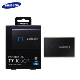 Drive SAMSUNG 2TB PORTABLE SSD T7 Touch 2TB USB 3.2 GEN 2 TYPEC EXTERNE Solid State Drive Empreinte Security Externe SSD Original