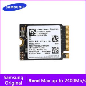 Drives SAMSUNG PM991A SSD interne M.2 128 Go 256 Go 512 Go 1 To M2 NVME PCIE 3.0X3 Disque à l'état solide interne Disque Disque dur pour ordinateur portable pour ordinateur portable