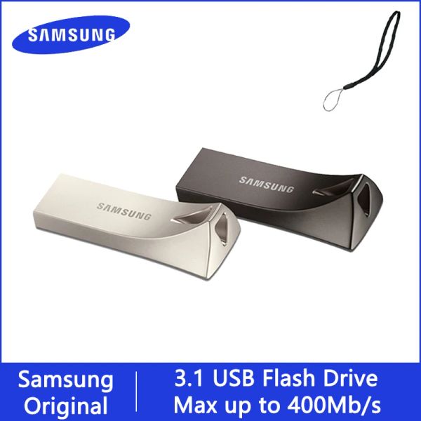 Unidades Samsung USB Flash Drive 32 64 128 GB Pendrive 128GB 64GB 32GB 256GB hasta 400 m Pen Drive 3.1 USB disco de palo en la memoria clave para PC