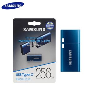 Drive Samsung USB Typec Pen Drive 256 Go Drive Flash 128G 64 Go pour les appareils avec des ports USB USB réversibles pour Smartphone PC Notebook