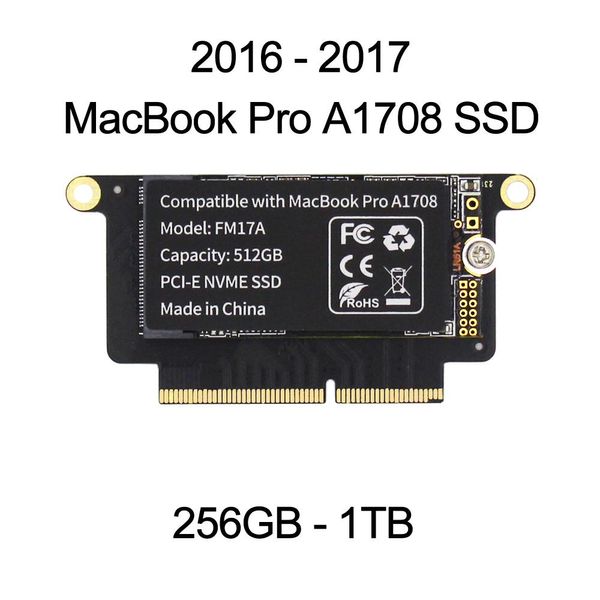 Drive SelltoOne 256 Go 512 Go 1 To SSD pour 2016 2017 MacBook Pro Retina A1708 HD Solid State Disk EMC3164 EMC 2978 Amélioration de grande capacité