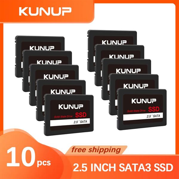 Disque dur SSD 10pcs 240 Go 64 Go 256 Go 120 Go 128 Go SATA 240 Go 2,5 SSD 480 Go Disque de disque dur interne pour ordinateur portable pour ordinateur portable Desktop