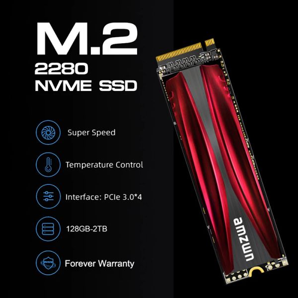 Drives SSD M2 NVME 128 Go PCIe Gen 512 Go de pont de vapeur Solid State Drive HDD HD M.2 2280 Disque dur interne pour les comprimés d'ordinateur portable NMVE M2