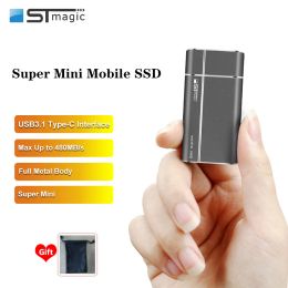 Drive Stmagic Portable SSD 1TB 2TB MINI PSSD externe 128 Go 256 Go 512 Go USB3.1 Typec Disco Duro Externo pour le smartphone PC MacBook