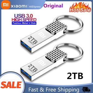 Drives Top 2023 Xiaomi U Disque 2TB Métal à haute vitesse Portable USB 3.0 High-Speed Computer ordinateur portable Adaptateur de lecteur flash étanche