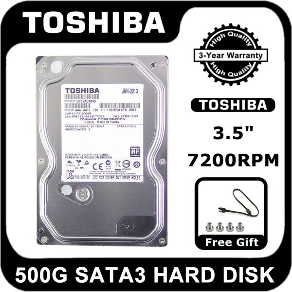 Drives Toshiba 500G Desktop PC 3,5 