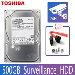 Drijft Toshiba 500 GB Video Surveillance Hard Drive Disk DVR NVR CCTV Monitor HDD HD Interne SATA III 6GB/S 5700rpm 32MB 3,5 