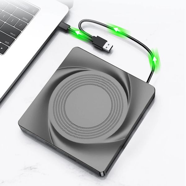 Drives USB 3.0 DVD externe RW CD Écrivain Drive Burner Reader Player lecteurs Drives optiques pour ordinateur portable Accessoires PC ordinateur