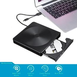 Drive USB 3.0 Slim Slim externe CD / DVDROM Player optique Disk Burner Reader Recorder MacBook ordinateur portable Promotion de tablette PC de bureau