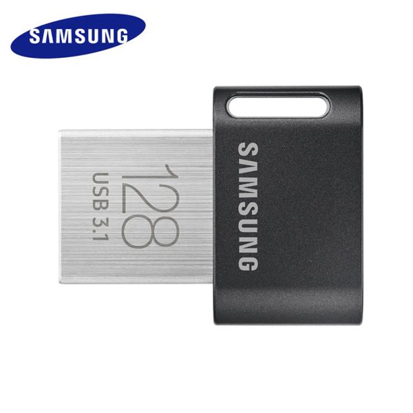 Drive USB 3.1 Samsung Fit plus USB Flash Drive Pendrive 256 Go 128 Go Flash USB 32 Go 64 Go de métal mini périphérique de stockage de bâton de mémoire minuscule
