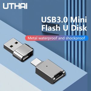 Drive USB3.0 Mini Disque Métal étanche et Antifall 64G Tapec Mobile Phone Mobine Car Universal DualUser USB Mini Flash U Disque