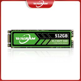 Drives Walram M.2 NGFF SATA SSD 128 Go 256 Go 1TB NGFF 2280 Disque dur HDD HDD 512 Go pour ordinateur portable de bureau