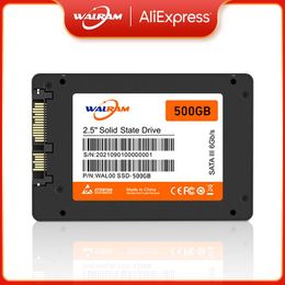 Drives Walram SSD 500 Go 1TB 480 Go 2.5 Sataiii SATA SSD 512 Go 2TB HD SSD Disque Disque HDD Disque à l'état solide interne pour ordinateur portable PC PC