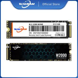Drives Walram SSD NMVE M2 128 Go 1TB 512 Go 256 Go M.2 PCIE NVME Internal Solid State Disk Disk pour ordinateur portable SSD de bureau M2 2 TB