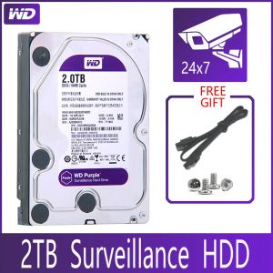 Drijft WD Purple Surveillance 2TB Hard Drive Disk Sata III 64m 3.5 