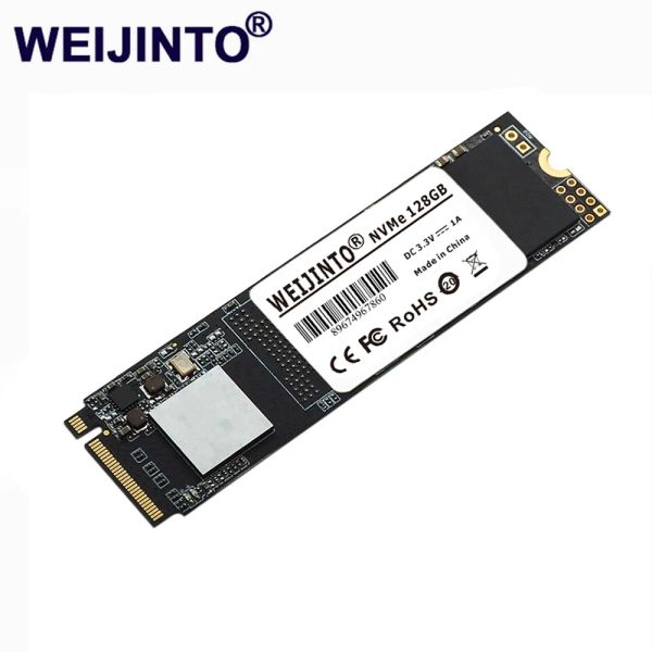 Drive Weijinto M2 NVME SSD 512GB 256 Go M.2 Disque dur interne PCIE pour lecteur de solide de bureau pour ordinateur portable