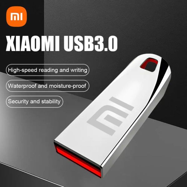 Drives Xiaomi Metal 1Tb Pen Drive USB 3.0 2TB Pendrive 128 Go USB Drive flash USB Memoria 2tb USB Stick pour PS4 PS5 ACCESSOIRES Xbox One