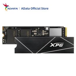 Drives XPG ADATA Drive de solide interne Gammix S70 Blade 2To PCIe Gen4x4 M.2 2280 SSD Black Heat Tabrier 3D Traitement graphique h