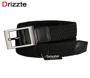 Drizzte Plus -maat 130180cm 190cm 63039039 67039039 71039039 Long Black Braid Elastische Stretch Belt Mens metaal BU49096505425791