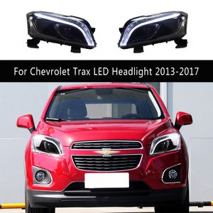 DRL Daytime Running Light Streamer Turn Signal Indicator For Chevrolet Trax LED Headlight Assembly 13-17 Front Lamp Auto Parts