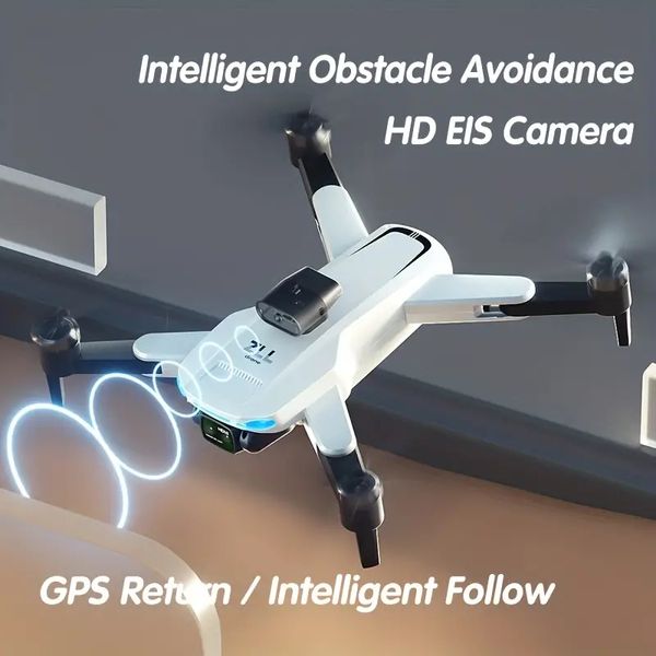 Drone pour adultes avec caméra HD FPV, cadeaux télécommandés pour garçons et filles avec maintien d'altitude, démarrage à une touche, réglage de la vitesse, retournements 3D 2 piles