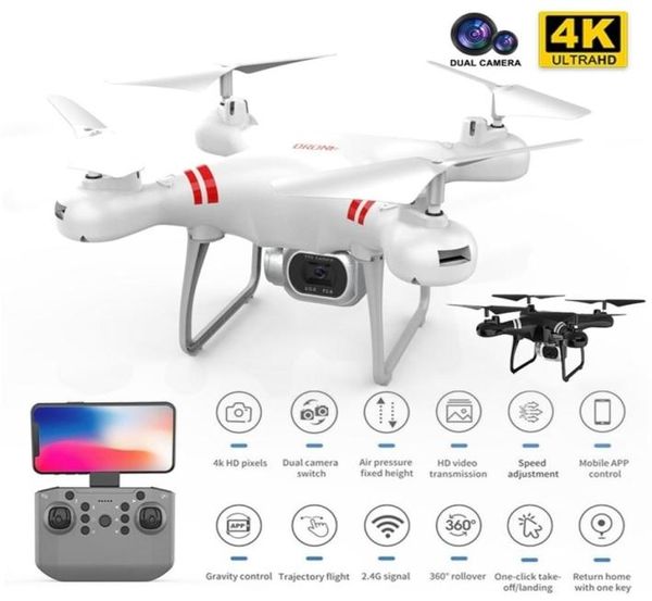 Drone KY101 MAX 4K DRON WIFI RC Quadcoptère avec altitude de caméra HD Hold FPV Helicopter One Key Return Professional Drones 2203092882629