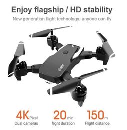 Drone speelgoed drone dubbele camera wijd hoek camera wifi fpv vouwbare hoogte bewaar quadcopter met 4K camera nieuwe aankomst lange afstand drone3903884