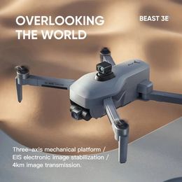 Drone met 360 graden laserobstakelvermijding, mechanische zelfstabiliserende kop met 3 assen, dubbele GPS/GLONASS-modus, volg mij, opstijgen/landen met één toets, tikvlucht