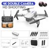 Caméra double caméra 4K M12 blanche + sac portable