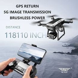 Drone avec évitement d'obstacles, retour GPS, transmission d'image 5G, puissance sans balais, vol longue distance, vol stationnaire intelligent, cardan mécanique à 3 axes