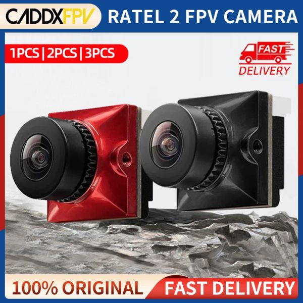 DRONES 1/2/3PCS CADDX Ratel 2 V2 / Pro FPV Camera Ratel2 2,1 mm Lens 16: 9/4: 3 NTSC / PAL Micro FPV Camera Drone Quadcopter