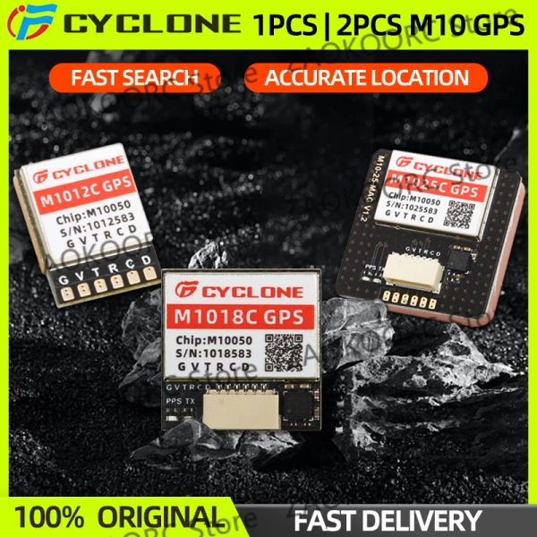 DRONES 1 / 2PCS CYCLONE M10 MODULE GPS M1012C / M1018C / M1025C Compasse intégrée 10e génération pour RC Racing FPV Drone Plane Quadcopter