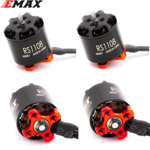 Drones 1/4 PCS EMAX RS1108 4500KV 5200KV 6000KV MOTEUR ÉDITION DE RACHIPE POUR RC HELICOPTER DADCOPTER FPV Multicopter Drone