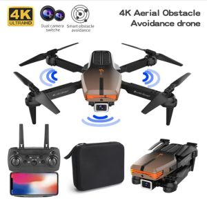 DRONES 2022 NOUVEAU V3 Pro Mini Drone 4K HD Dual Camera FPV Professional Obstacle Evitation RC Quadcopter Helicopters Toys for Children Gift