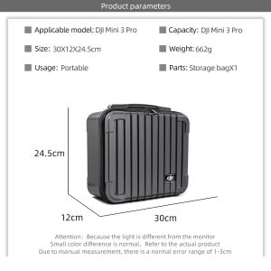 Drones 2022 Convient pour DJI mini3 pro sac de rangement valise noire Drone sac à main extérieur boîte de transport étui dernier authentique DJI mini3 pro