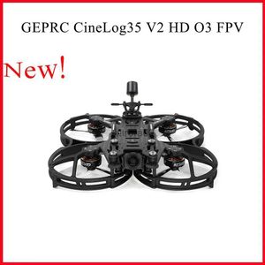 Drones 2023 GEPRC CineLog35 V2 HD O3 6S met luchteenheid VTX / camera 3,5 inch FPV Drone PNPTBS Nano RX ELRS 2.4G-ontvanger F722-45 AIO YQ240217